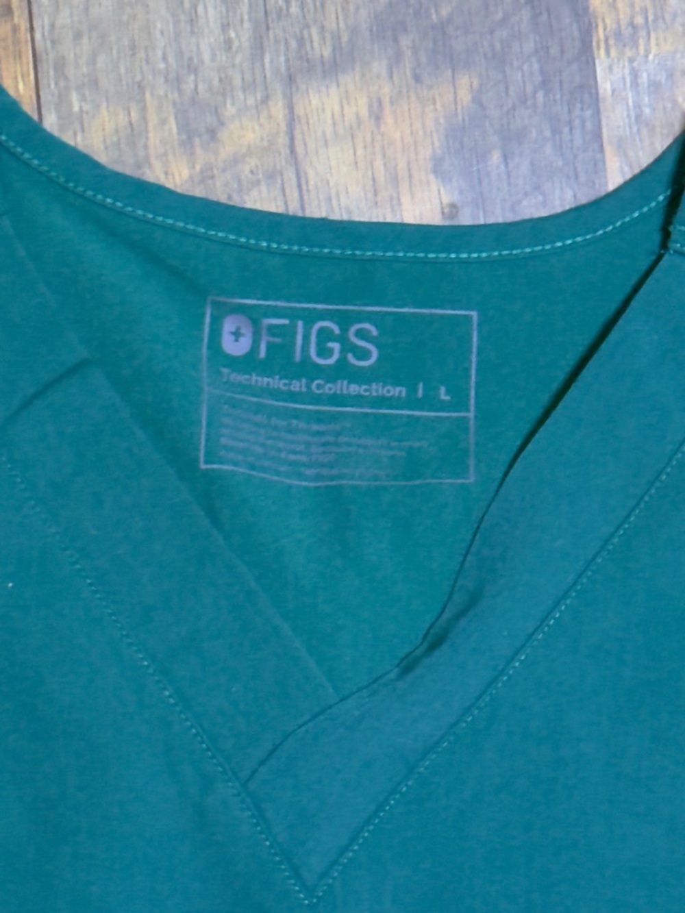 Figs Hunter Green Mens set Leon scrub top Tasen jogger pants size Large L - Picture 3 of 9